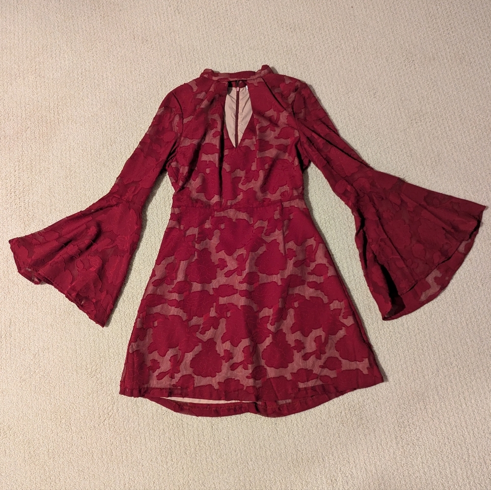 Lucy Paris Red Lace Dress